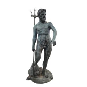 Bronze Neptune Statue - 210 Cm