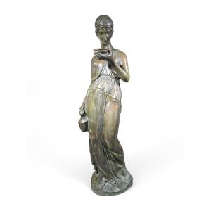 Bronze Statue - Hebe - Goddess Of Youth