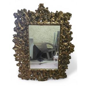  Gilded Wooden Mirror – 18th Century