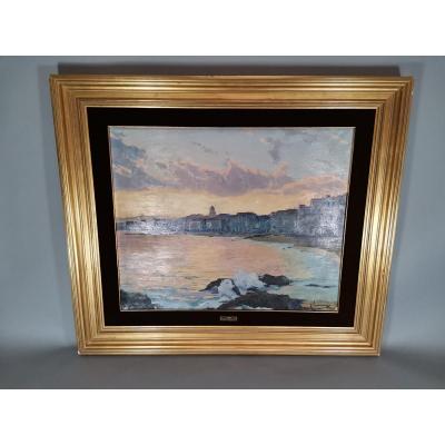 Oil On Canvas: Palafrugell Beach