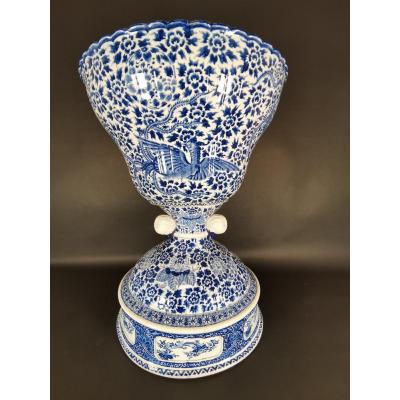 Grand Vase En Porcelaine Chinoise  Du XIX Eme 83 Cm Haut