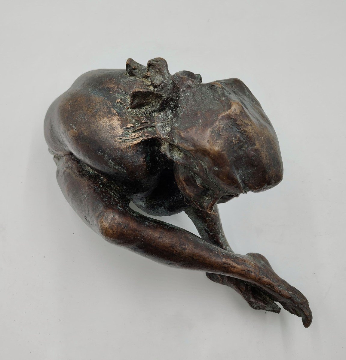 Femme au soleil n° 16, bronze d'Augusto Murer, 1975-photo-2