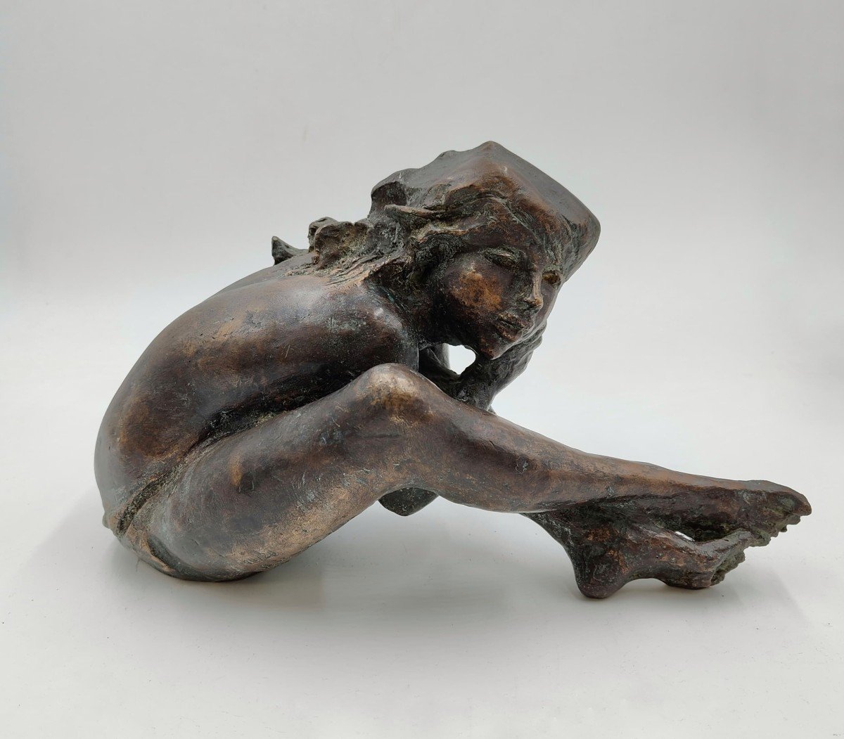 Femme au soleil n° 16, bronze d'Augusto Murer, 1975