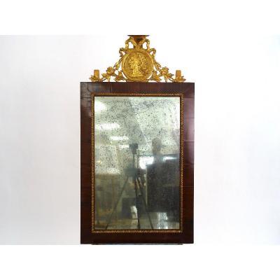 French Frame With Mirror And Border From The First Half Of The Nineteenth Century
