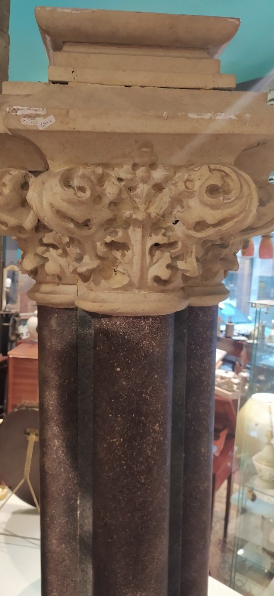 Stuck Column. Imitation Porphyry