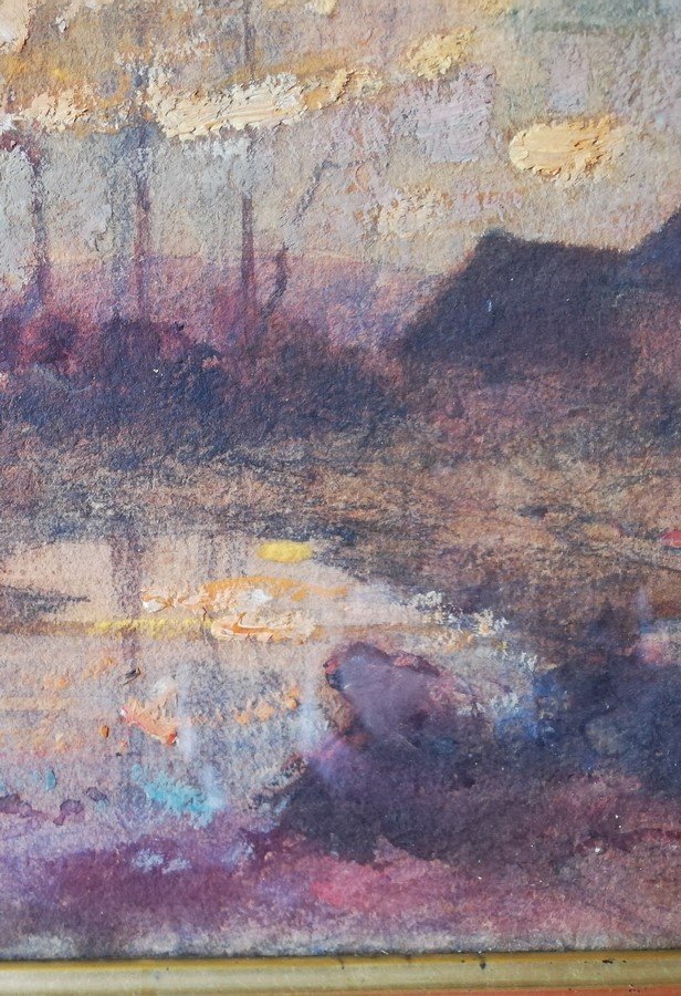 Watercolor By François Auguste Ravier-photo-3