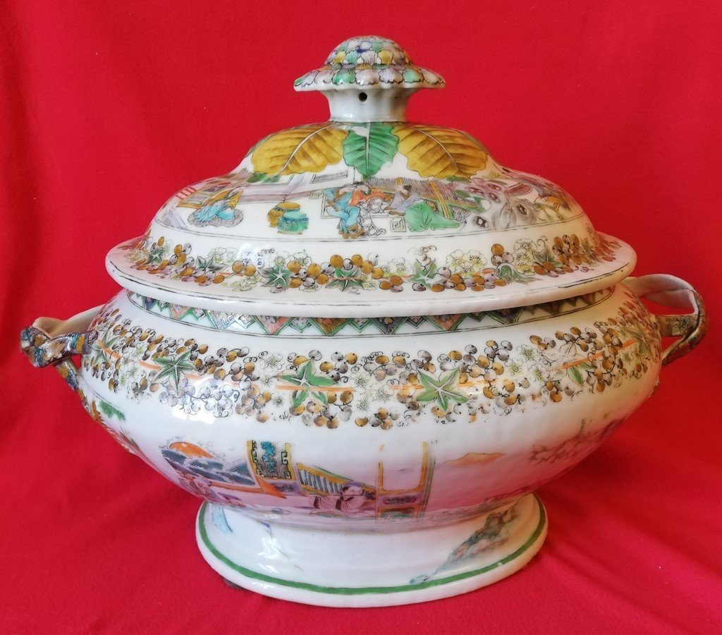 China Canton Soup Tureen-photo-3