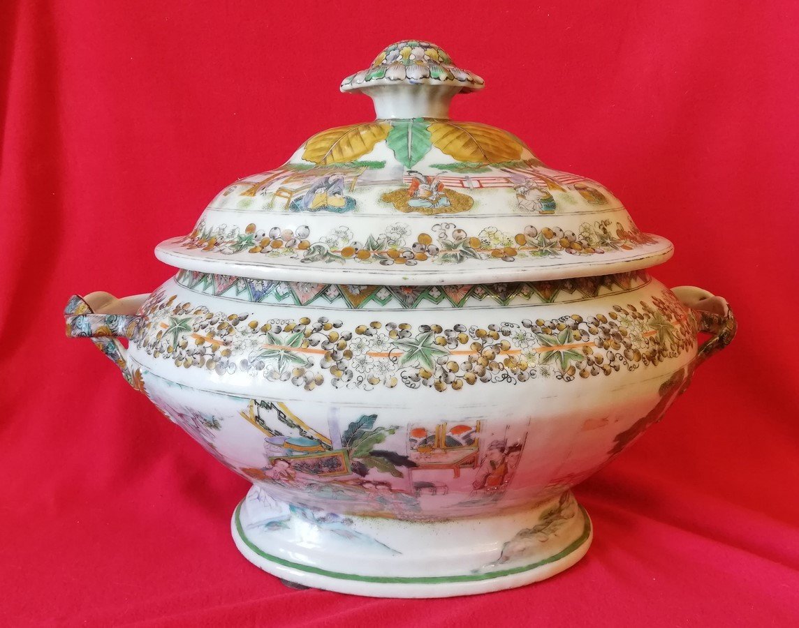 China Canton Soup Tureen