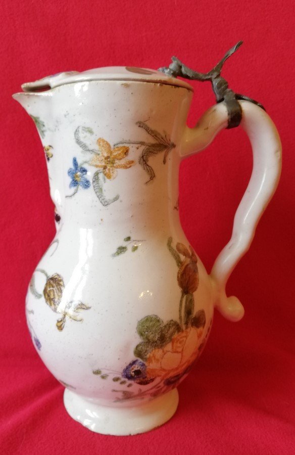 Earthenware Pitcher 18th Century-photo-2