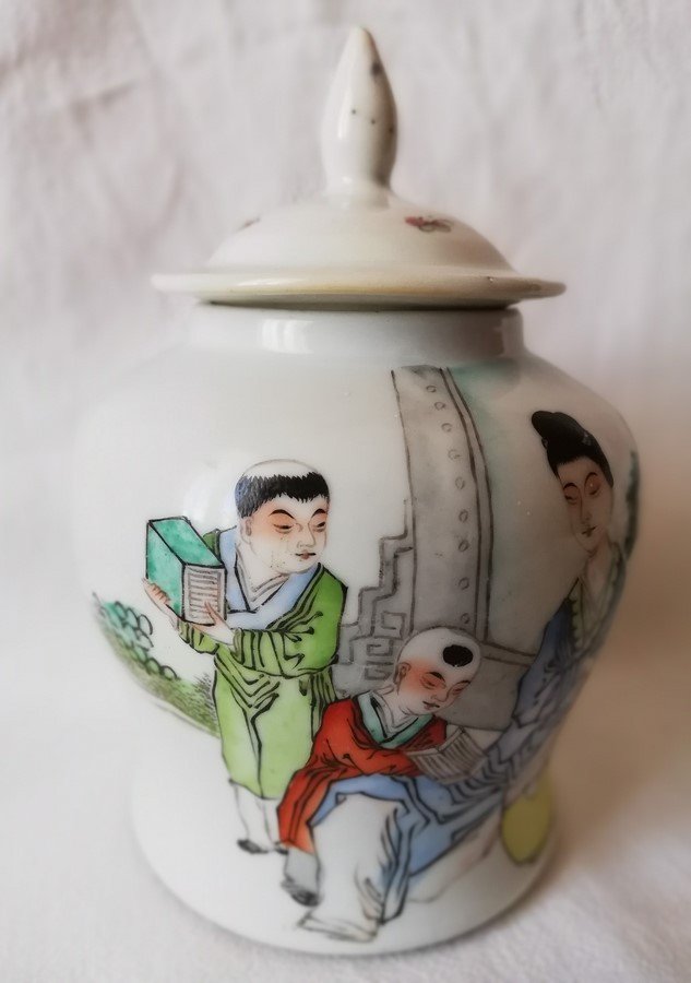 Deux pots en porcelaine Chine-photo-1