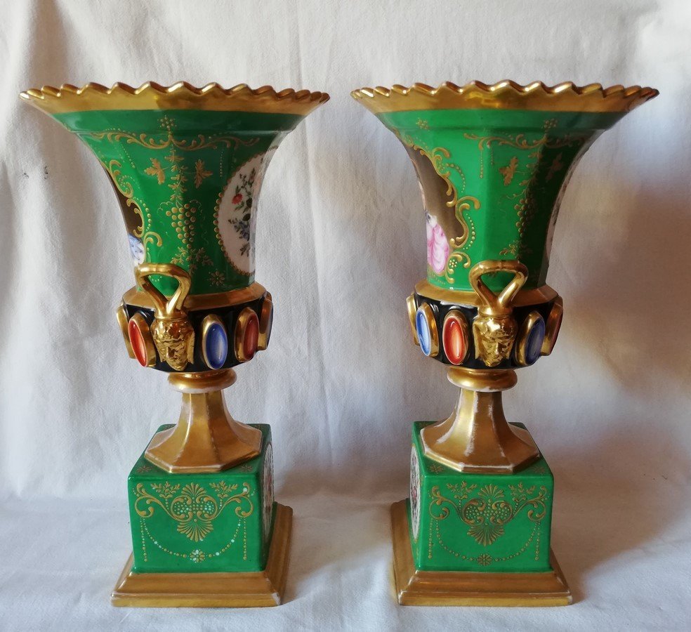 Pair Of Romantic Period Vases-photo-2