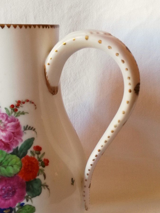 Sumptuous Fine Porcelain Pitcher-photo-3