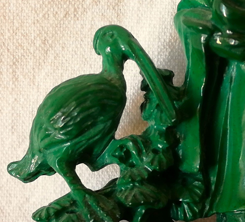 Statuette Chine en malachite-photo-3