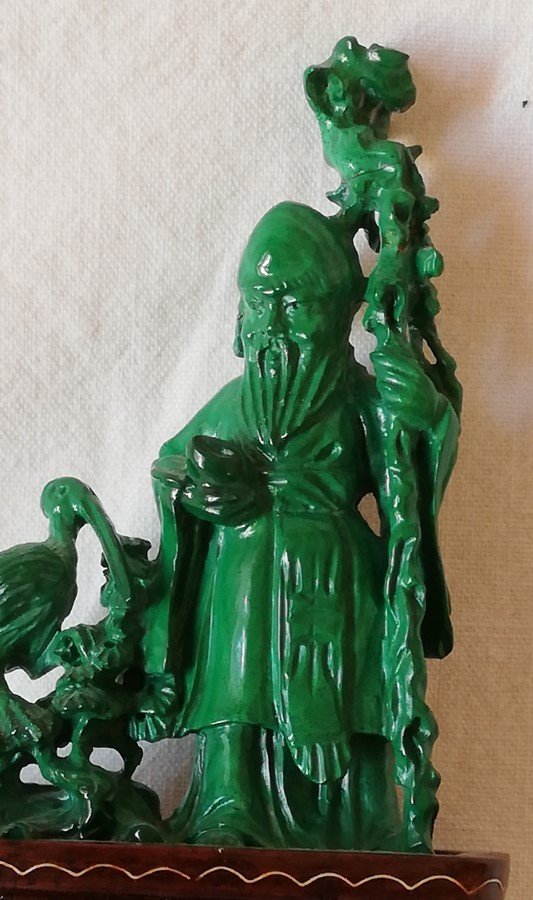 China Malachite Statuette-photo-4