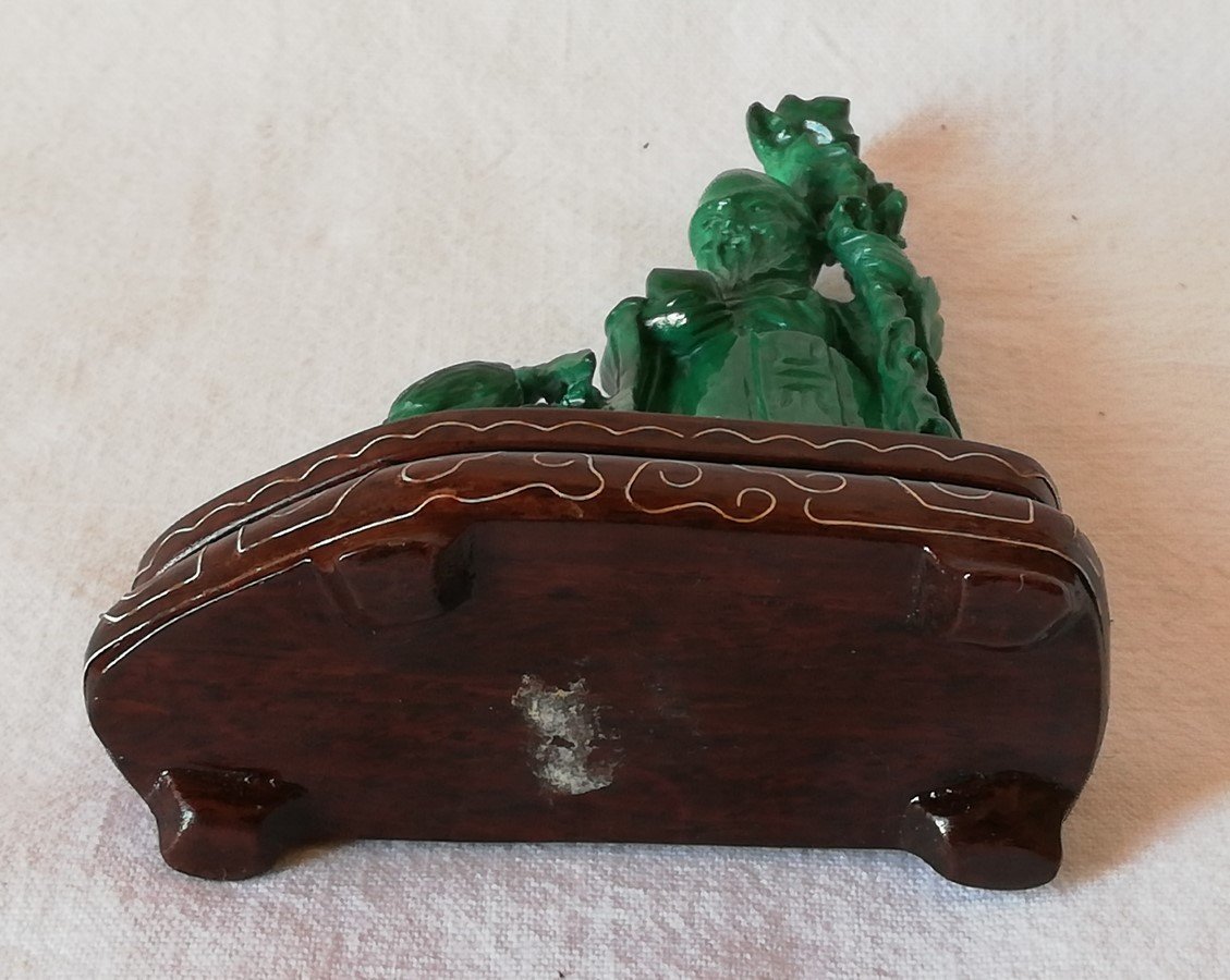 China Malachite Statuette-photo-5