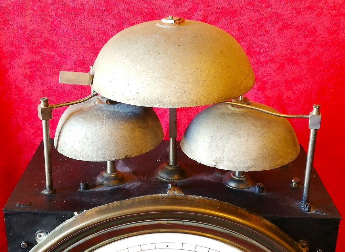 19th Century Movement With Three Bells-photo-2