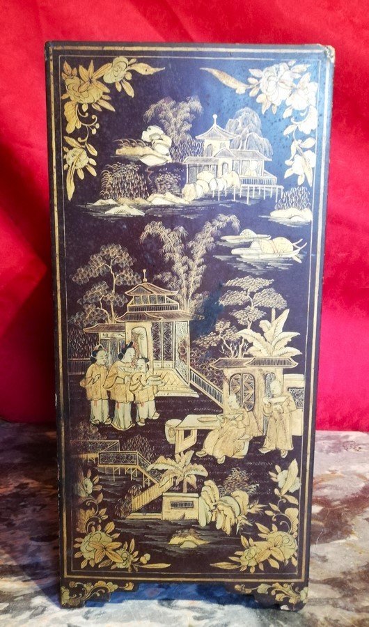 Small Asian Cabinet 19th Century-photo-4