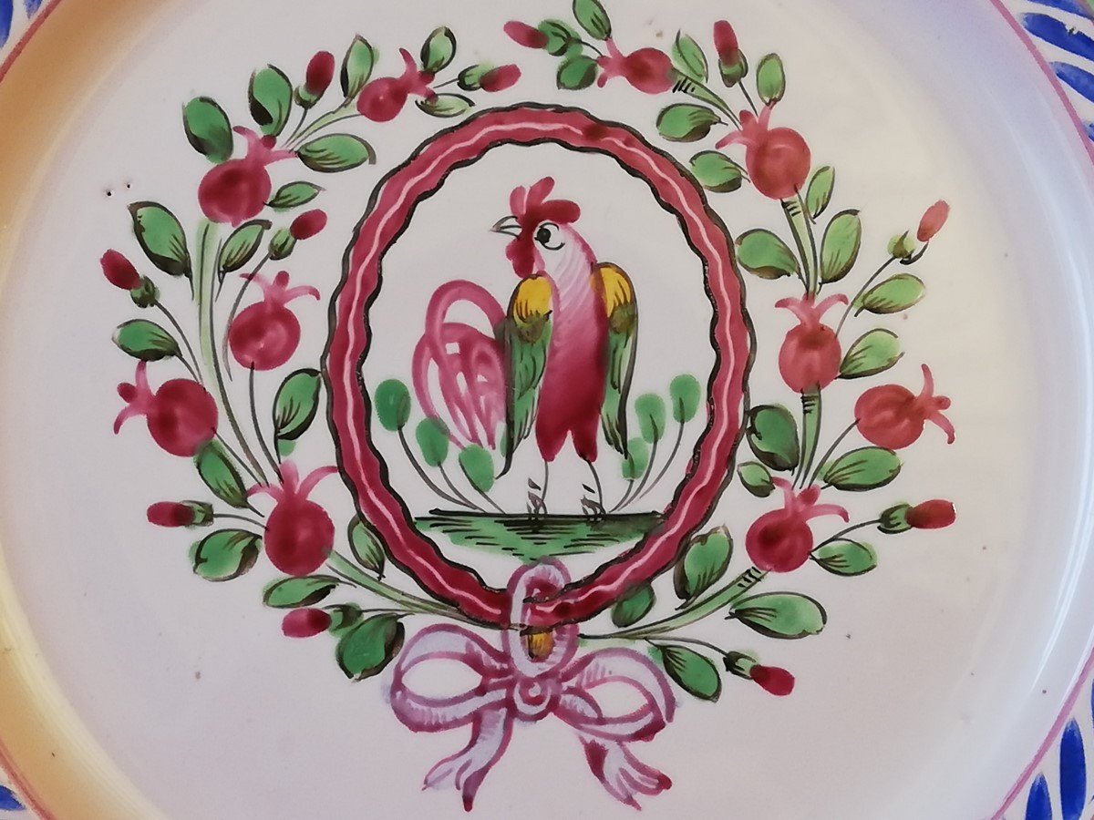 Plate Of Saint Clement With Rooster-photo-2