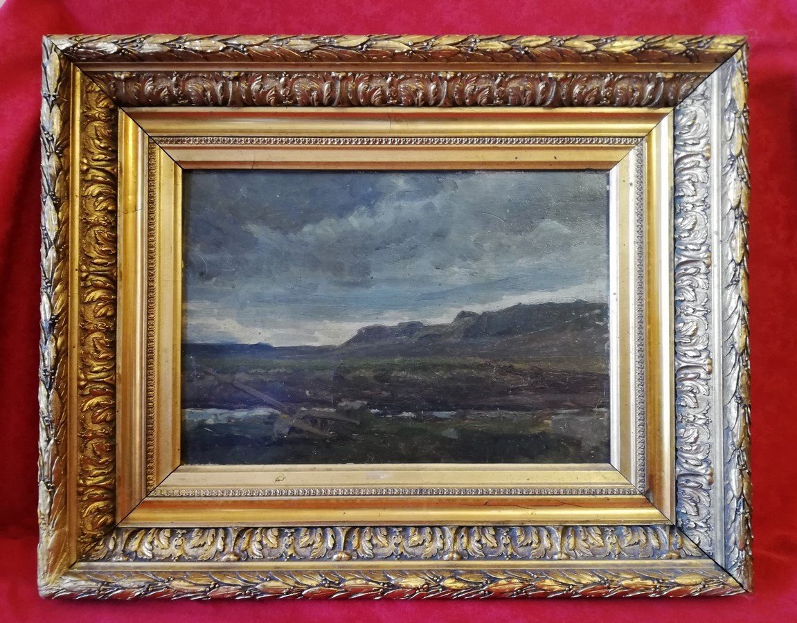 Oil On Framed Panel 