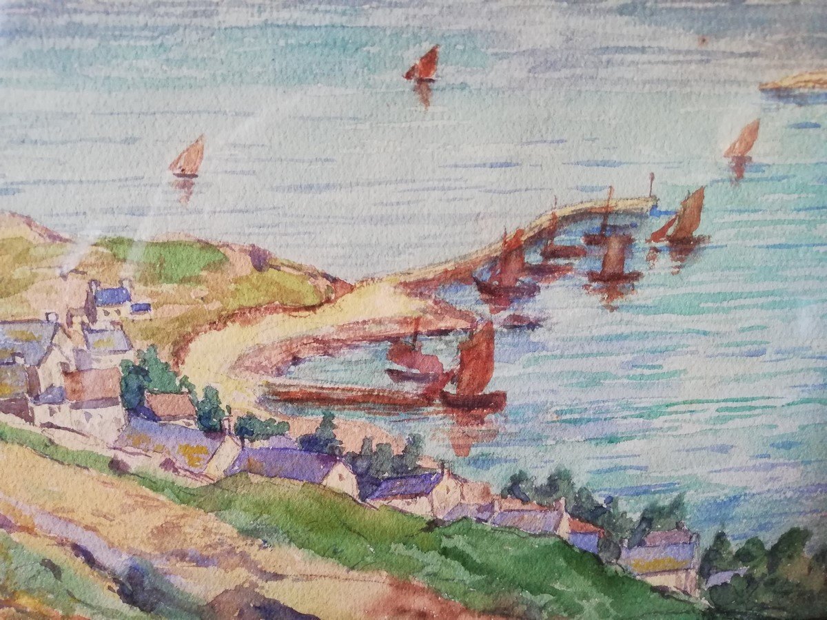 Watercolor Of Brittany -photo-4