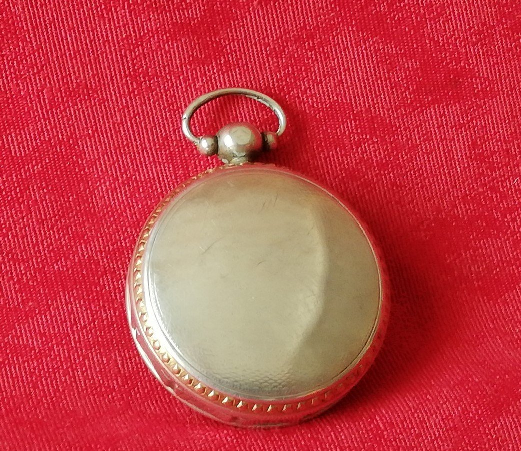 18th Century Silver Cockerel Watch-photo-8