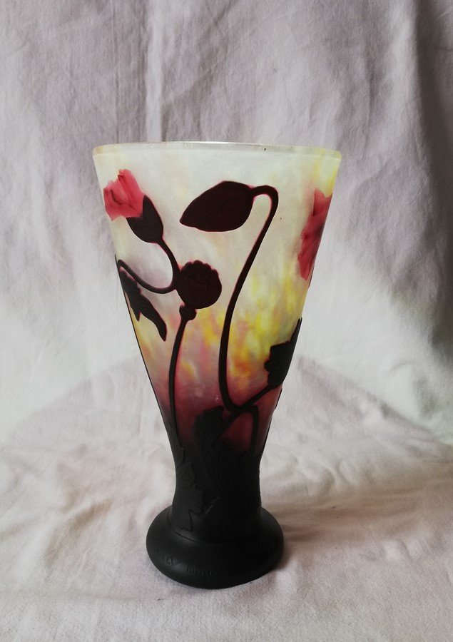 Daum Pedestal Vase-photo-4