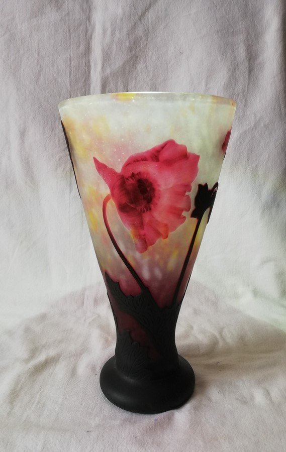 Daum Pedestal Vase-photo-2