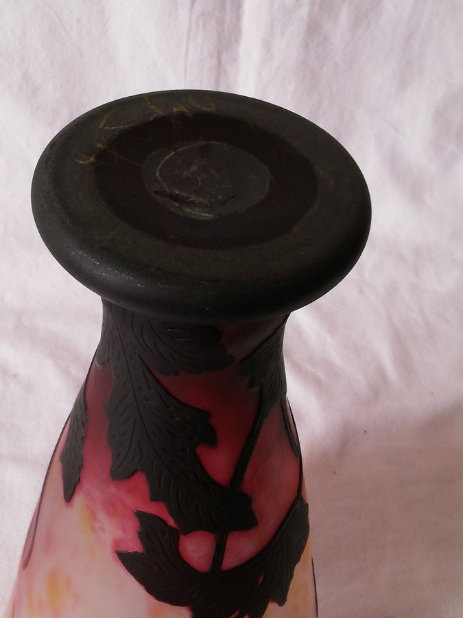 Daum Pedestal Vase-photo-4