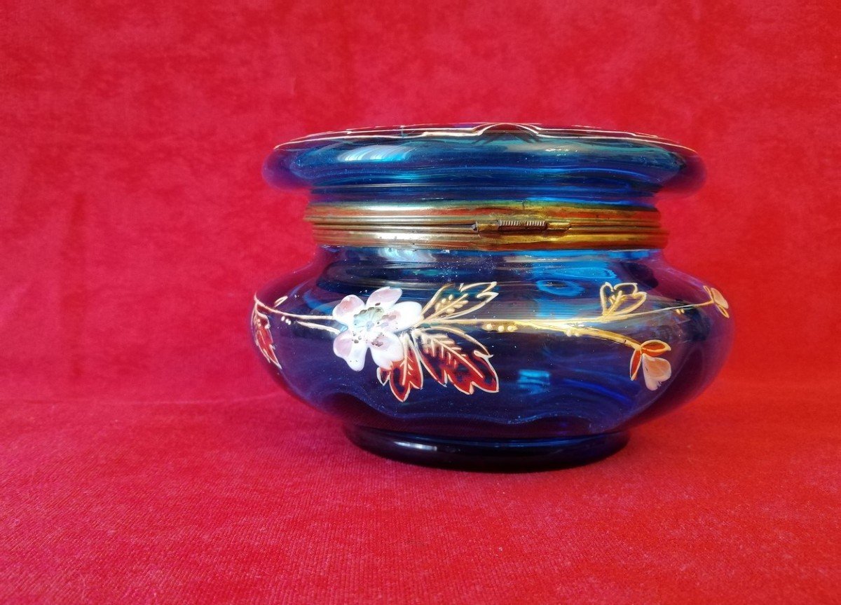 Enameled Glass Candy Dish -photo-4