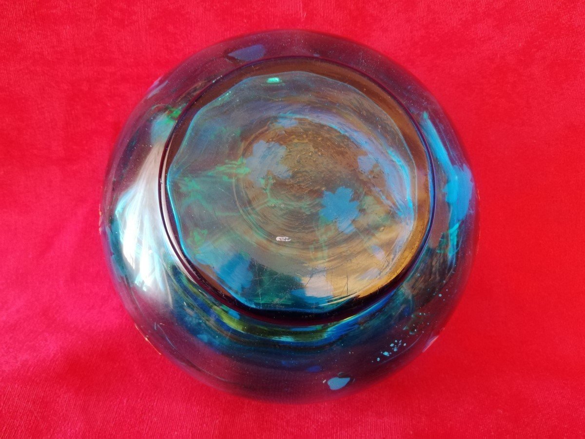 Enameled Glass Candy Dish -photo-4