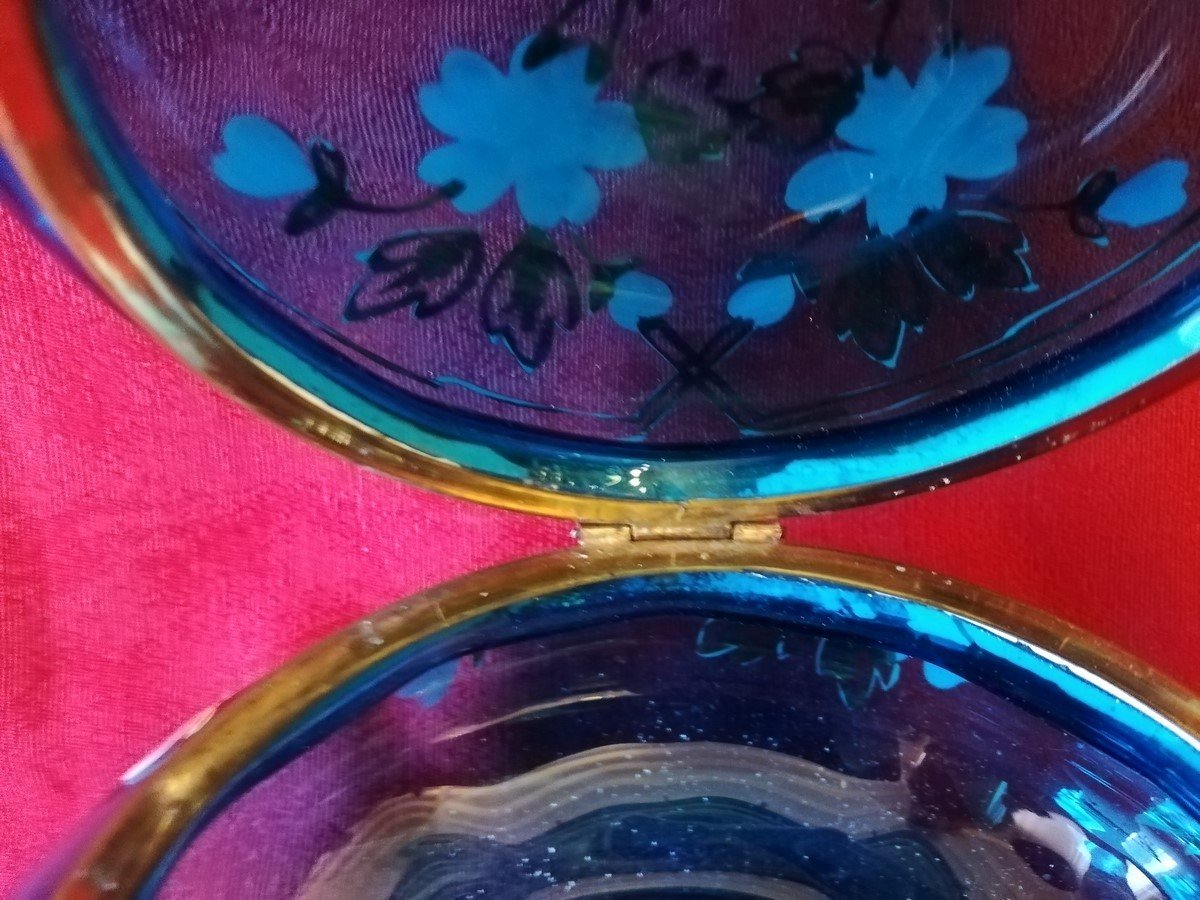 Enameled Glass Candy Dish -photo-5