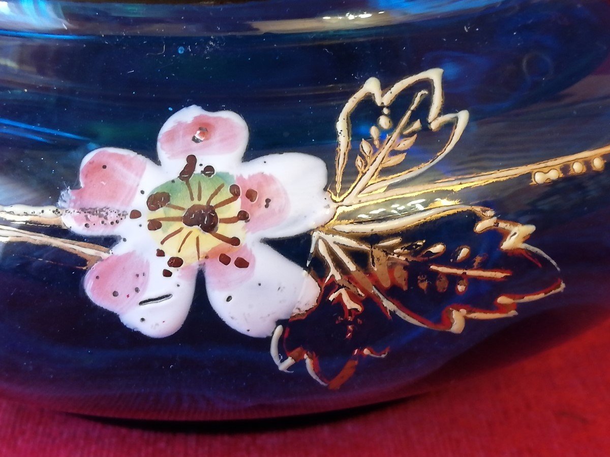 Enameled Glass Candy Dish -photo-6