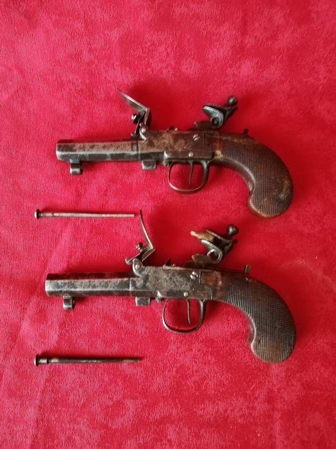 Pair Of Flintlock Pistols-photo-3