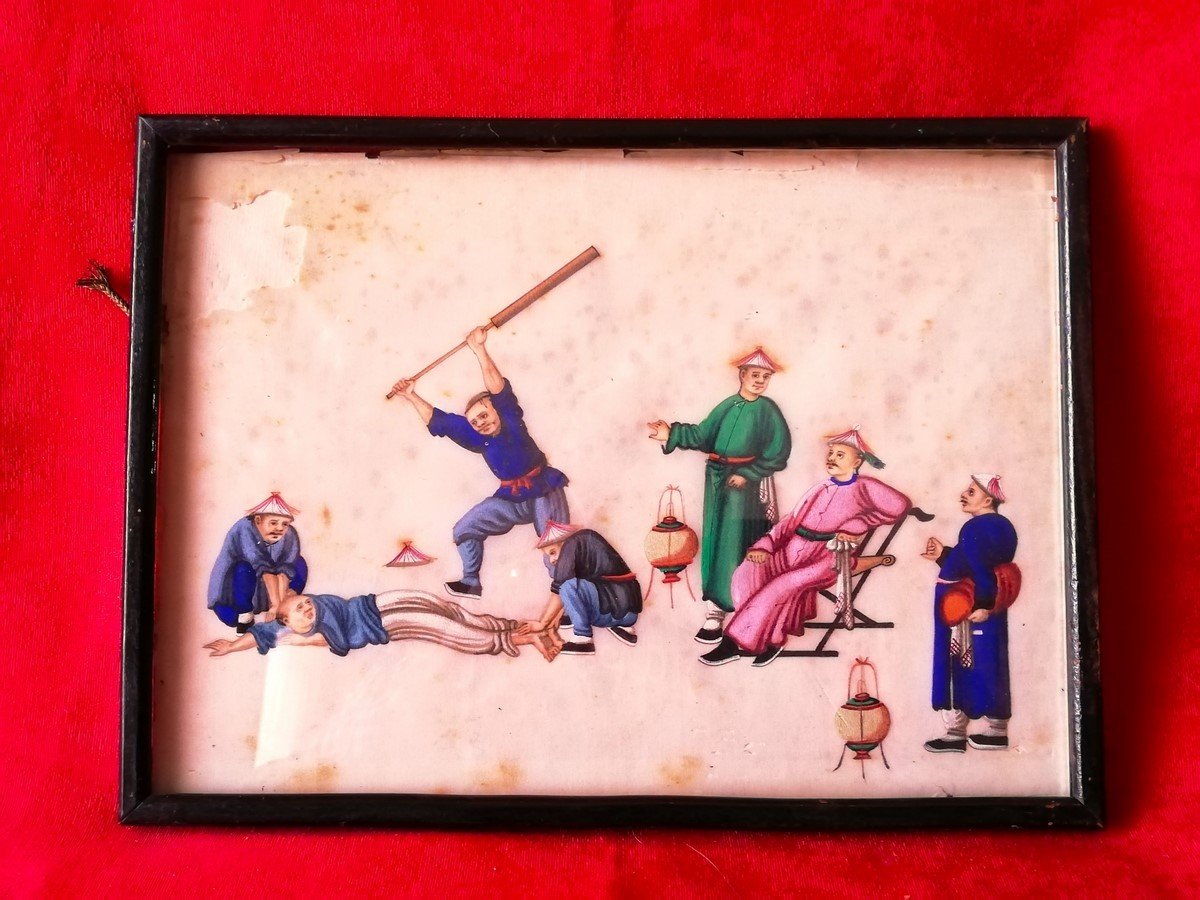 Six “chinese Torture” Paintings-photo-2