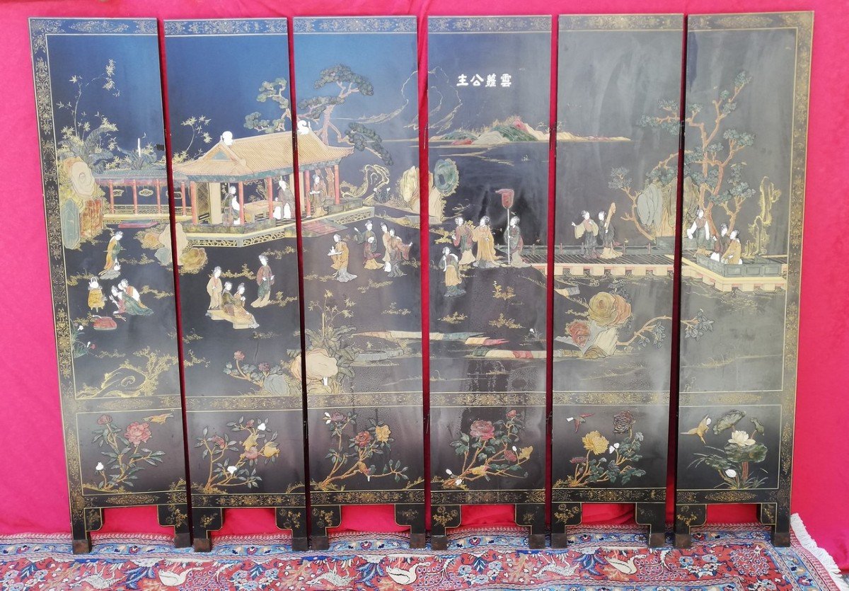 Six-leaf Chinese Screen 