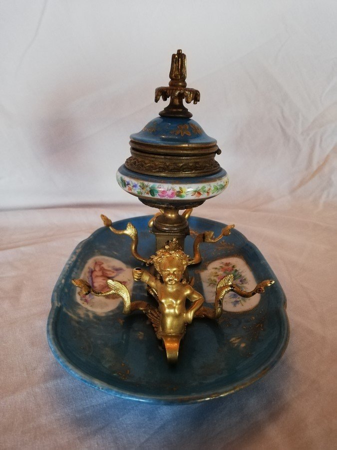 Sèvres Porcelain Inkwell-photo-1