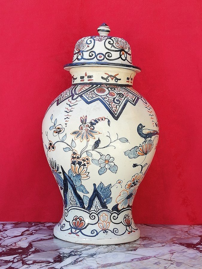 Covered Vase From Delft -photo-3