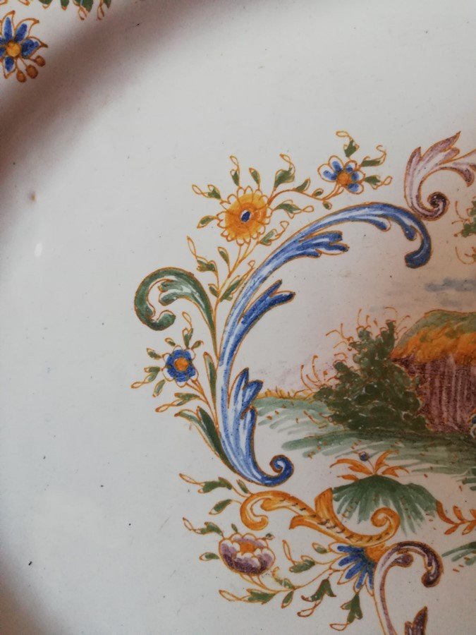 Moustiers Earthenware Dish  -photo-4