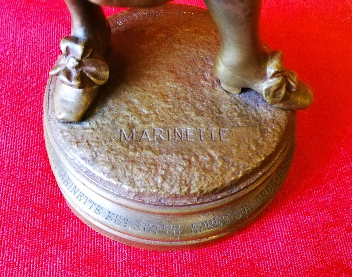 Sculpture de L. HARZE " Marinette"-photo-2