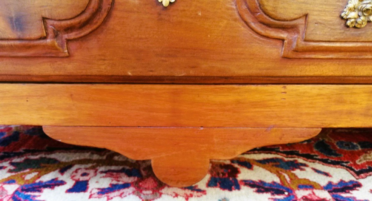 Louis XIV Chest Of Drawers In Walnut-photo-4