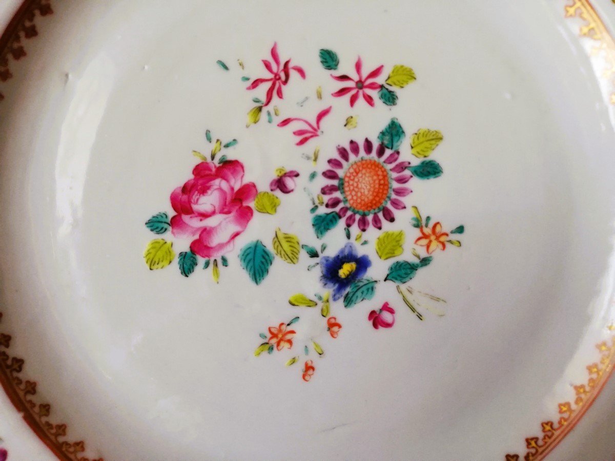 Pair Of Plates From The Cie. Des Indes  -photo-4