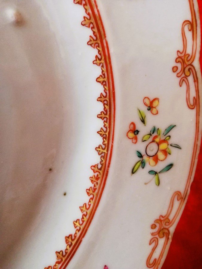 Pair Of Plates From The Cie. Des Indes  -photo-7