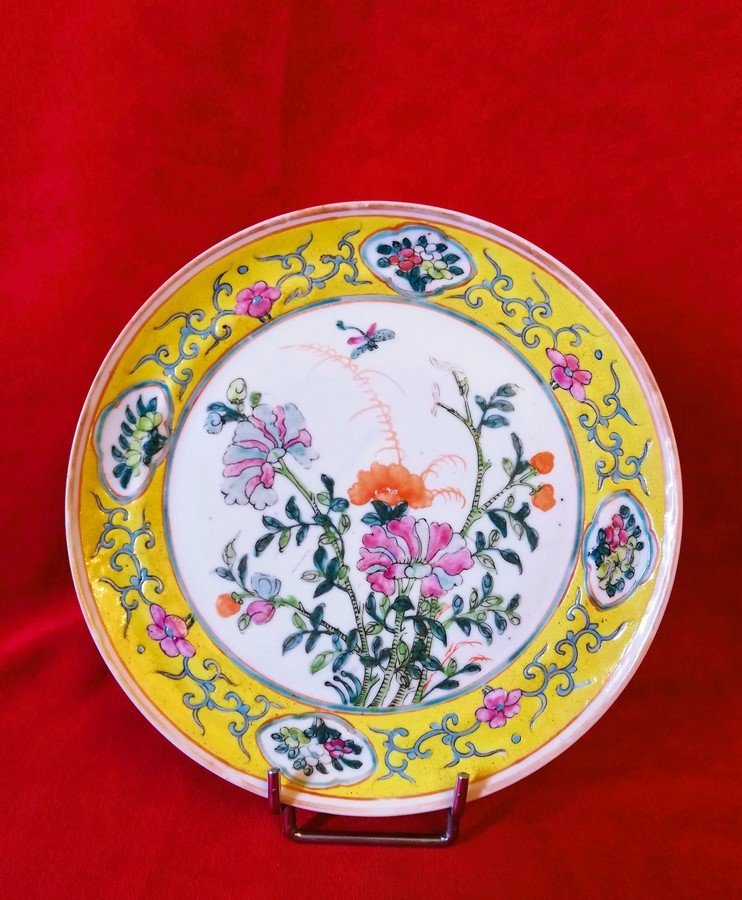 Assiette de la Chine Qianlong