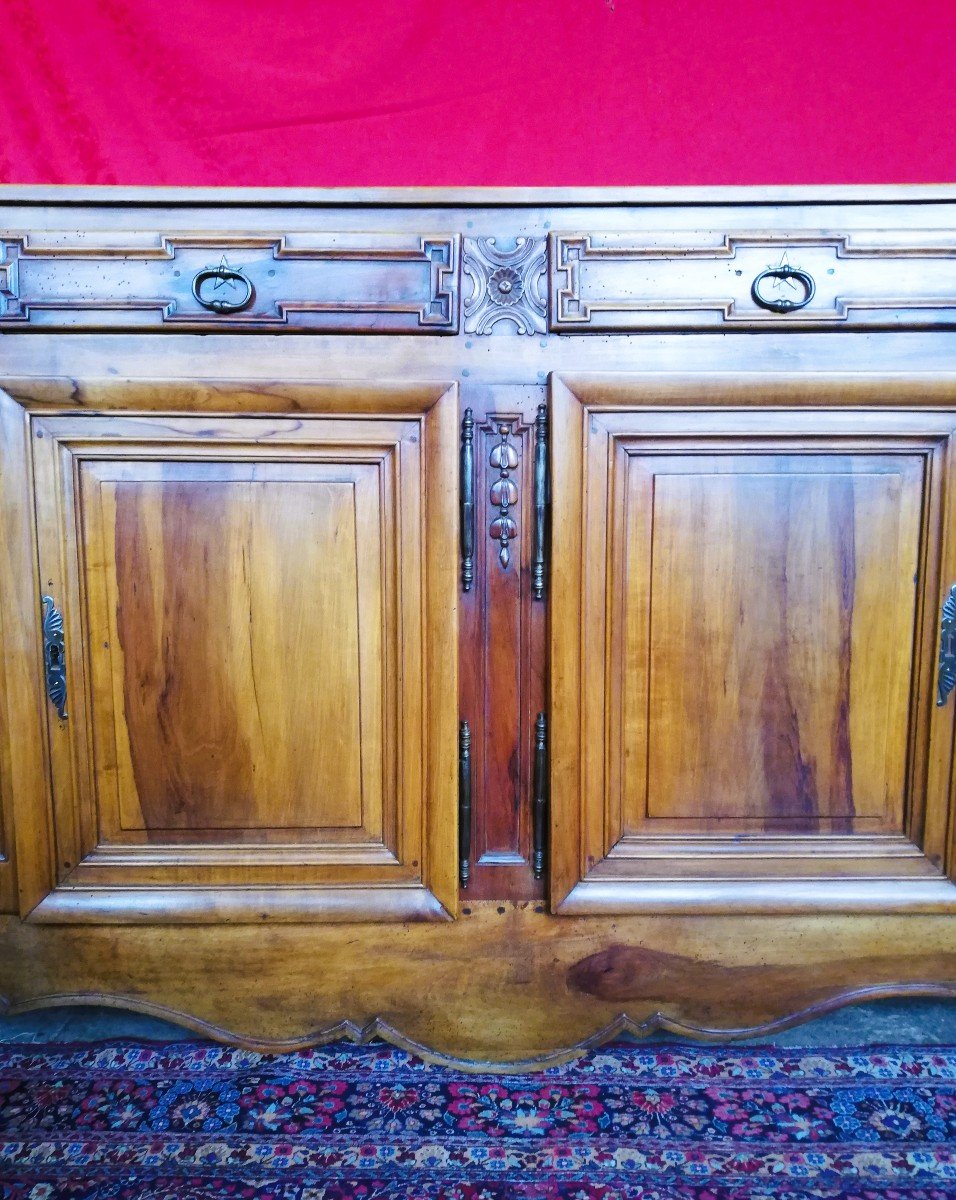 Enfilade quatre portes en bois fruitier -photo-3