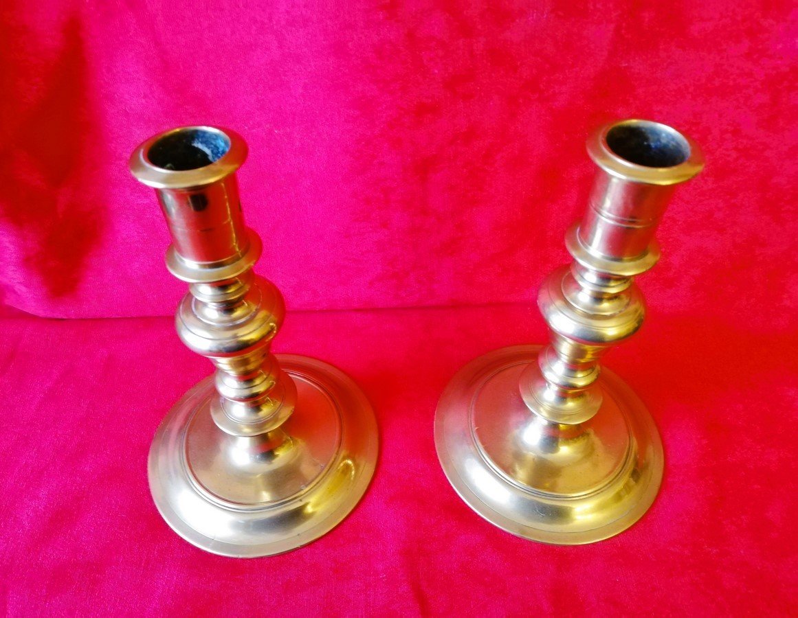 Pair Of Haute époque Candlesticks  -photo-2