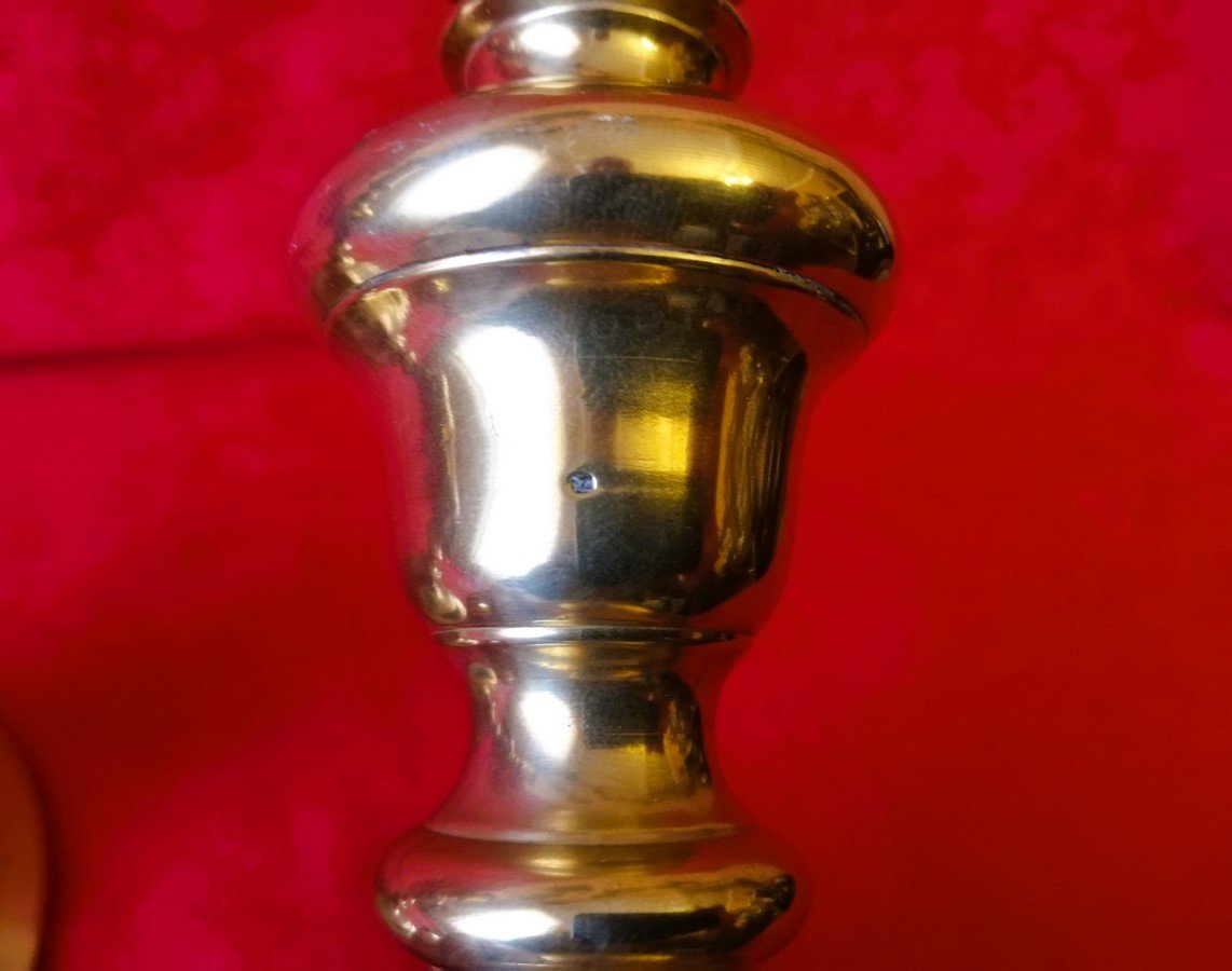 Pair Of Haute époque Candlesticks  -photo-5