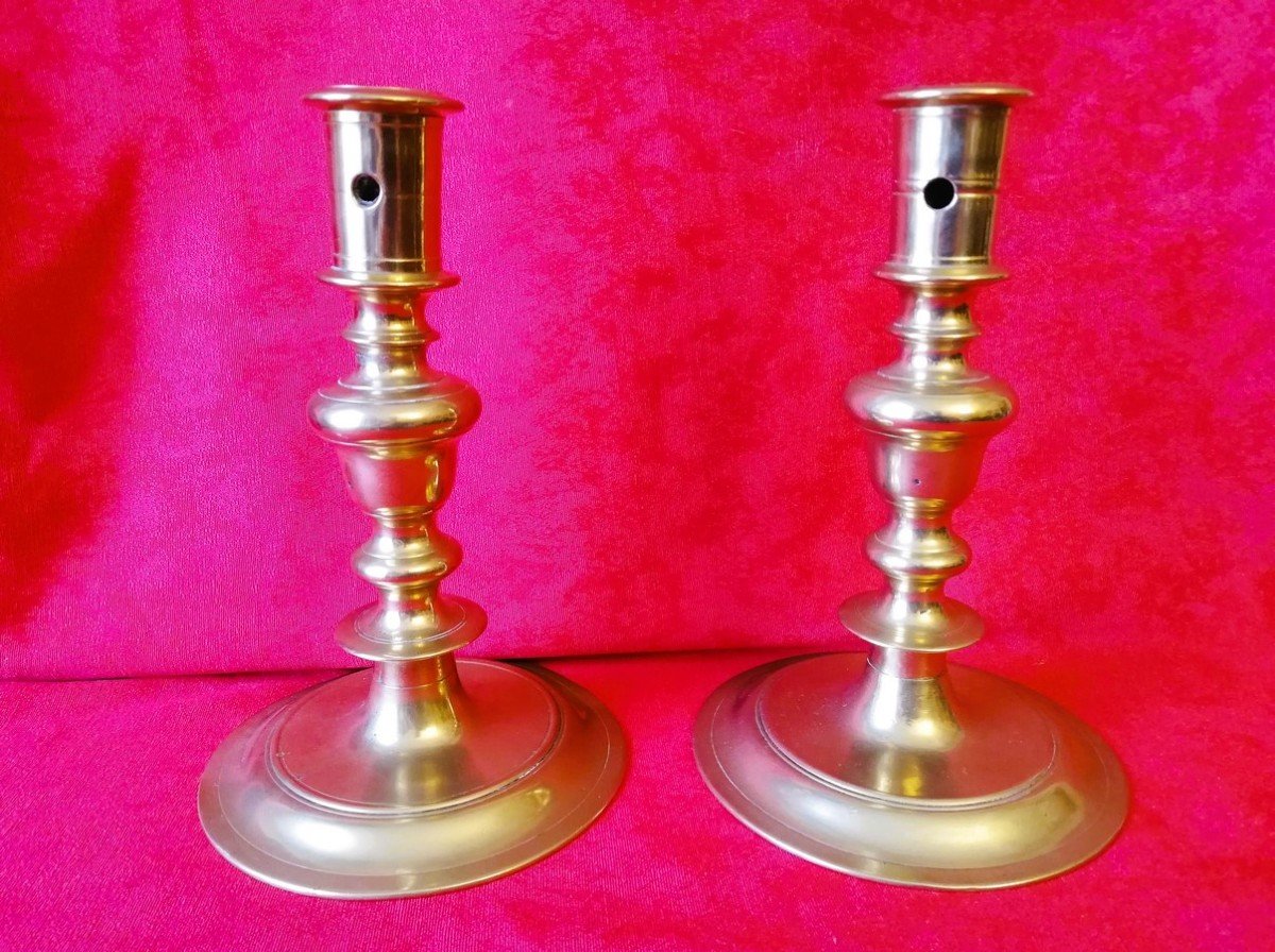 Pair Of Haute époque Candlesticks  