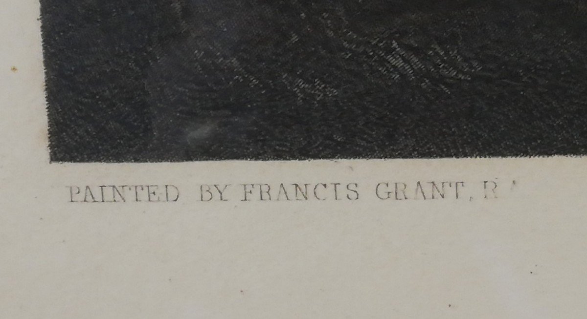 Grande gravure chasse à courre -photo-1