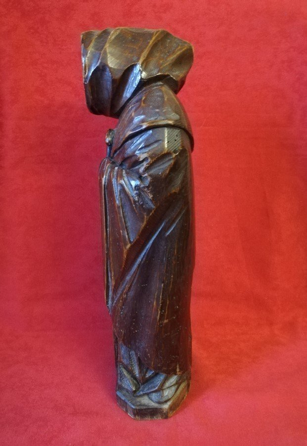 Sculpture Of A Monk With A Lantern -photo-1