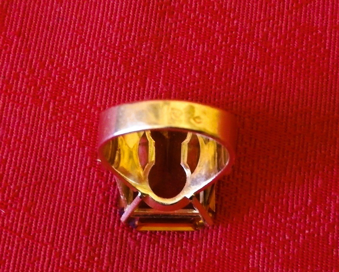 Gold And Stone Ring-photo-1